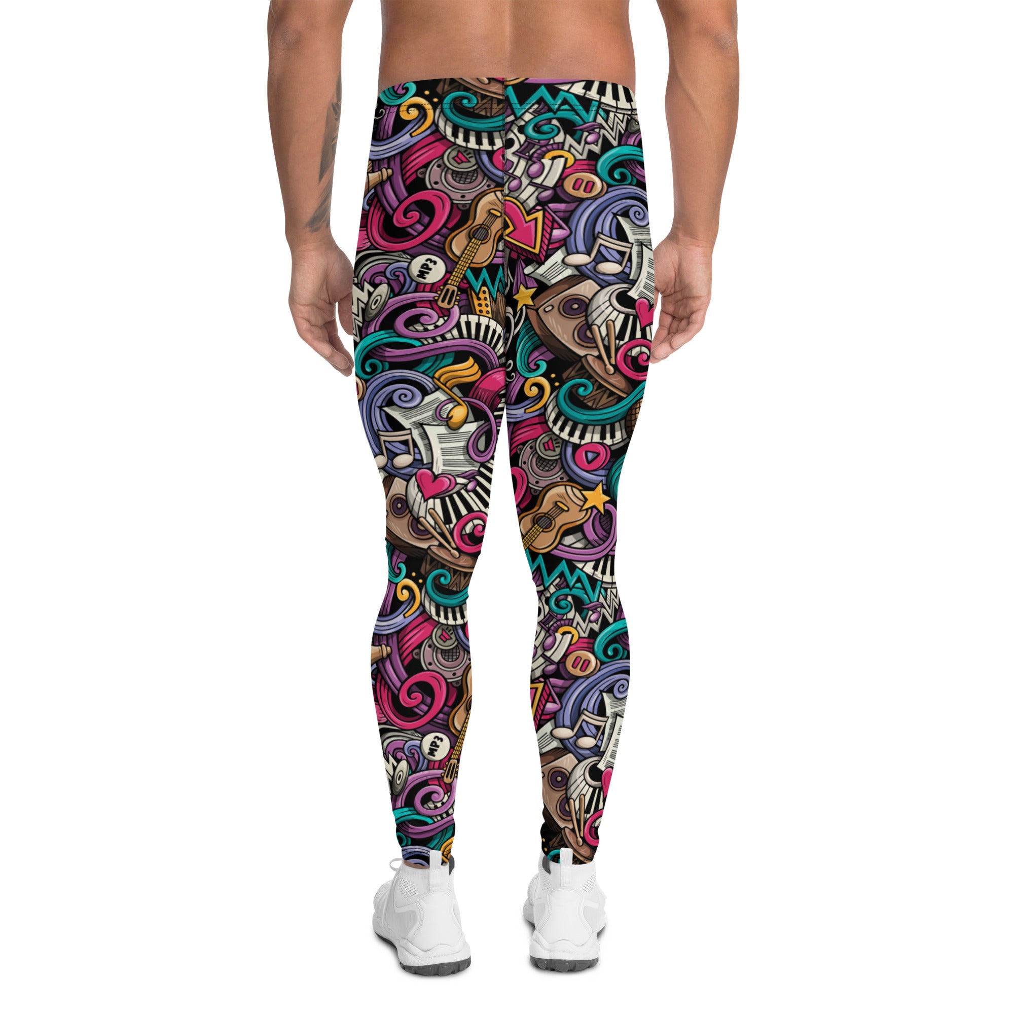 Grunge Rock Leggings for Men